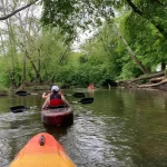 kayaking group